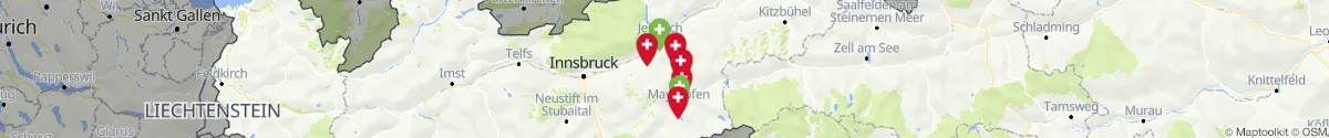 Map view for Pharmacies emergency services nearby Gerlosberg (Schwaz, Tirol)